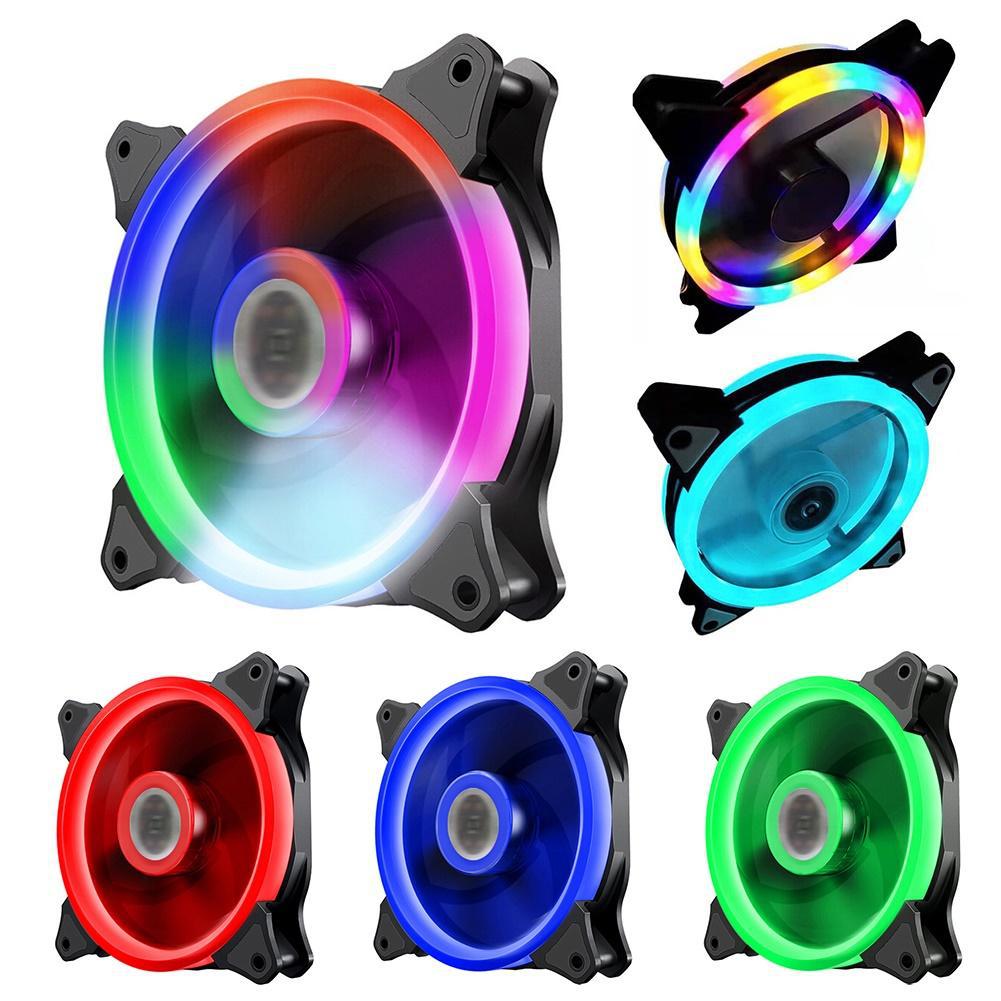 120mm PC ǻ ̽  ð , 4    RGB LED 12cm Ұ ȯǳ, 5V DC ARGB , ӵ , ƿ ũ